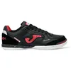 Image de Joma Top Flex 2401 in TOPW2401IN Chaussures de Sport en Salle pour Homme, Noir/Rouge, 44 EU, Noir, 44 EU