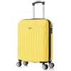 Image de RAYKONG Valise Cabine ABS 55x40x20cm (44L) - Petites valises de Voyage légères 20 Pouces - (RK03|Jaune)