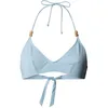 Image de Pepe Jeans Satin STRP Br Top Haut, Bleu (Bleu Ciel), S Femme