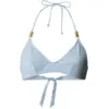 Image de Pepe Jeans pour femme. PLB10535 Maillot de bain bleu satin (S), Casuel, Polyamide