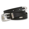 Image de Pepe Jeans pour femme. PL020870 Ceinture Dakota noire (S), Casuel, Cuir