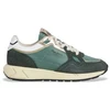 Image de Pepe Jeans pour femme. PLS600010 Baskets en cuir Marlon Métal vert (38), Plat, 1 à 3 cm, Lacets, Casuel