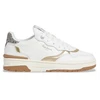 Image de Pepe Jeans pour femme. PLS000004 Chester Snake Leather Sneakers white (38), Cuir, Blanc, Plat, 1 à 3 cm, Lacets, Casuel