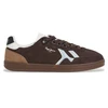 Image de Pepe Jeans pour homme. PMS000009 Ball Mix Leather Sneakers brown (44), Cuir, Marron, Plat, Lacets, Casuel