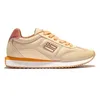 Image de D.Franklin Baskets Femme Style Rétro en Beige - Chaussures habillées pour Femme - Moda Casual - Taille (36)