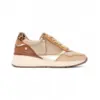 Image de Carmela pour femme. 16244201-BEIGE Baskets en cuir 162442 beige (36), 3 à 5 cm, Fermeture éclair, Casuel