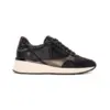 Image de Carmela pour femme. 16244203-NEGRO Baskets en cuir 162442 noir (36), 3 à 5 cm, Fermeture éclair, Casuel