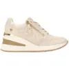 Image de Xti pour femme. 14438001-BEIGE Baskets 144380 beige (39), 3 à 5 cm, Fermeture éclair, Casuel
