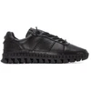 Image de Carmela pour femme. 16252801-NEGRO Baskets en cuir 162528 noir (38), Plat, Lacets, Casuel