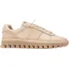 Image de Carmela pour femme. 16252803-BEIGE Baskets en cuir 162528 beige (41), Plat, Lacets, Casuel
