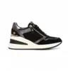 Image de Xti pour femme. 14437902-NEGRO Formateurs 144379 noir (39), 3 à 5 cm, Fermeture éclair, Casuel