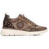 Image de Carmela pour femme. 16251302-TAUPE Baskets en cuir 162513 marron (40), Plat, Lacets, Casuel