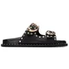 Image de CARMELA 163056 Sandales en cuir pour femme Noir Pointure 39