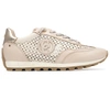 Image de Carmela pour femme. 16311302-BEIGE Baskets en cuir 163113 beige (36), Plat, Lacets, Casuel