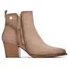 Image de XTI - Bottes de cowboy Femme Beige - Chaussures confortables et polyvalentes - Mode décontractée - Modèle 14610301 (Taille38)