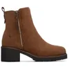 Image de REFRESH - Bottines Femme Camel - Chaussures confortables et polyvalentes - Mode décontractée - Modèle 17628302 (Taille39)