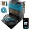 Image de Cecotec Robot Aspirateur et Laveur de Sols avec Base Autovidage Conga X50. Moteur de 15000Pa, Base 4 en 1, Technologie Laser, Mopas Rotatives, Brosse Latérale, App et Connexion Bluetooth et WiFi
