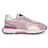 Image de Pepe Jeans pour femme. PLS600038 Archer Glam Leather Sneakers pink (39), Cuir, Plat, Lacets, Casuel, Rose
