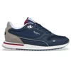 Image de Pepe Jeans pour homme. PMS400033 Formateurs Bexley City navy (43), Bleu, Tissu, Plat, Lacets, Casuel