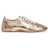 Image de Pepe Jeans pour femme. PLS600057 Trainers Noa Shine gold (37), Doré, Plat, Lacets, Casuel