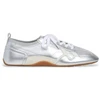 Image de Pepe Jeans pour femme. PLS600057 Baskets Noa Shine argent (41), Argenté, Plat, Lacets, Casuel