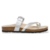 Image de Pepe Jeans pour femme. PLS800001 Sandales Oban Cool argentées (37), Plat, 1 à 3 cm, Aucun, Casuel