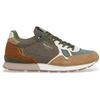 Image de Pepe Jeans pour homme. PMS400028 Baskets multicolores Britust (43), Tissu, Plat, Lacets, Casuel