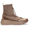 Image de Hispanitas pour femme. HI265104 Bottines en cuir Montana beige (37), 3 à 5 cm, Fermeture éclair, Casuel, Taupe