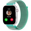 Image de SaveFamily SaveWatch Plus 4G | Montre Connectée pour Enfants avec GPS, Appels, Vidéo, Whatsapp, Musique, Bluetooth et App Store | Carte SIM Incluse - Cadran Blanc et Bracelet en Tissu Vert