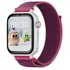 Image de SaveFamily SaveWatch Plus 4G | Montre Connectée pour Enfants avec GPS, Appels, Vidéo, Whatsapp, Musique, Bluetooth et App Store | Carte SIM Incluse - Cadran Blanc et Bracelet en Tissu Framboise