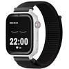 Image de SaveFamily SaveWatch Plus 4G | Montre Connectée pour Enfants avec GPS, Appels, Vidéo, Whatsapp, Musique, Bluetooth et App Store | Cadran Blanc et Bracelet en Tissu Noir