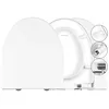 Image de MKW, Abattant WC Soft Close Duroplast antibactérien antidérapant à fermeture rapide lavable Cersanit Parva Blanc