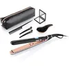 Image de ETA Fer à lisser Fenite I Coffret cadeau I Plaques en céramique I Écran LCD I Brosse à cheveux, peigne, pinces à cheveux et étui inclus I Lisseur à cheveux