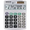 Image de Sencor SEC 367/12 Calculatrice de bureau avec écran LCD à 12 chiffres, touche de correction, calcul de marge, calcul des racines, calcul des pourcentages, double calculateur, blanc