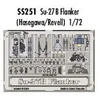 Image de Eduard Accessories SS251 Modélisme Accessoires su de 27B Flanker