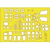 Image de Eduard Masks 1:72 - He 111 1/72 (Italeri) - EDMCX089