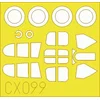 Image de Eduard Masks 1:72 - P-40E Mk.I (Hasegawa) - EDMCX099