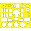 Image de Eduard Accessories CX203 Accessoire de modélisme A-20G Havoc pour kit MPM