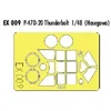 Image de Eduard Accessories ex009 Modélisme Accessoires P de 47D-20 Thunderbolt (Has)