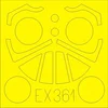 Image de Eduard Masks 1:48 - F4U-4 (Hobbyboss) - (EDMEX361)