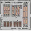 Image de Eduard Photoetch 1:48 - Do17z-2 Seatbelts Steel (ICM)