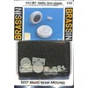 Image de (EDB632087) - Eduard Brassin 1:32 - A6M5c Zero Wheels (Hasegawa)