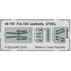 Image de (EDP49795) - * Eduard P-Etch 1:48 F/A-18C Seatbelts Steel (Kinetic)