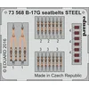 Image de Eduard Photoetch 1:72 - B-17G Seatbelts Steel (Airfix)