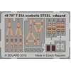 Image de Eduard Photoetch 1:48 - T-33A Seatbelts Steel (GWH)