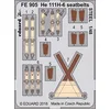 Image de Eduard Accessories HE 111H-6 seatbelts Steel for ICM - 1:48e