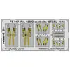 Image de Eduard Photoetch (Zoom) 1:48 - F/A-18B/D Seatbelts Steel