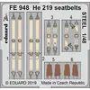 Image de (EDPFE948) - Eduard Photoetch Zoom 1:48 - He 219 seatbelts Steel