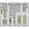 Image de (EDPFE959) - Eduard Photoetch Zoom 1:48 - Rafale C Seatbelts Steel