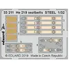 Image de (EDP33211) - Eduard PhotoEtch 1:32 - He 219 Seat Steel (rev)